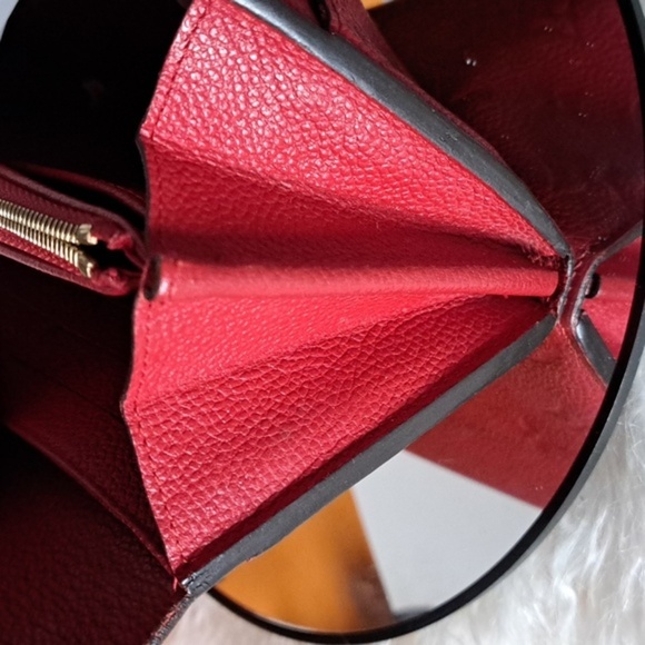 Louis Vuitton Empreinte Curieuse Red Wallet EUC - Picture 13 of 17